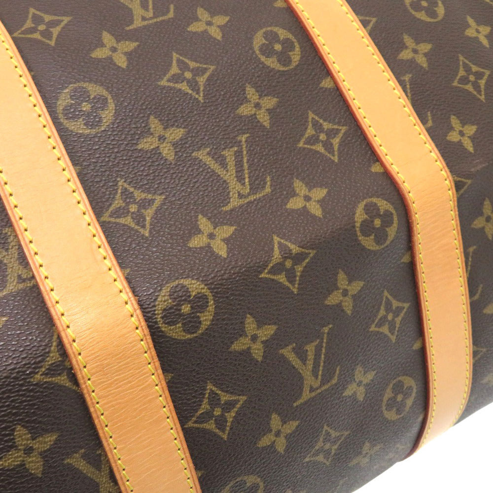 LOUIS VUITTON Boston Duffel bag M41424 Monogram canvas Brown Monogram Keepall 55 mens Used Authentic