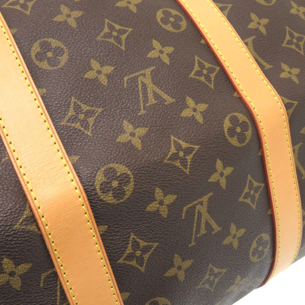 LOUIS VUITTON Boston Duffel bag M41424 Monogram canvas Brown Monogram Keepall 55 mens Used Authentic