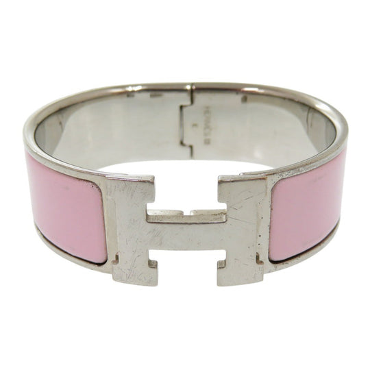 HERMES Bangle metal pink clicclacGM