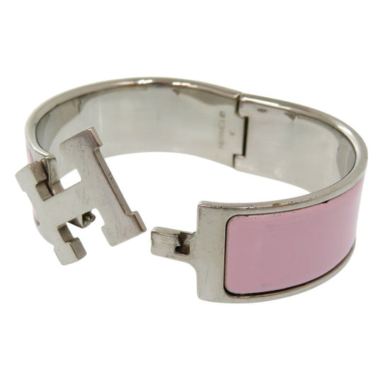 HERMES Bangle metal pink clicclacGM