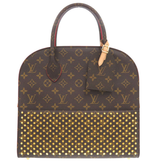 LOUIS VUITTON Handbag M41234 Monogram canvas, pony Brown x Christian Louboutin Monogram Iconocrust Women Used Authentic