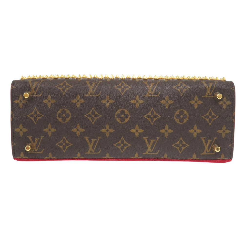 LOUIS VUITTON Handbag M41234 Monogram canvas, pony Brown x Christian Louboutin Monogram Iconocrust Women Used Authentic