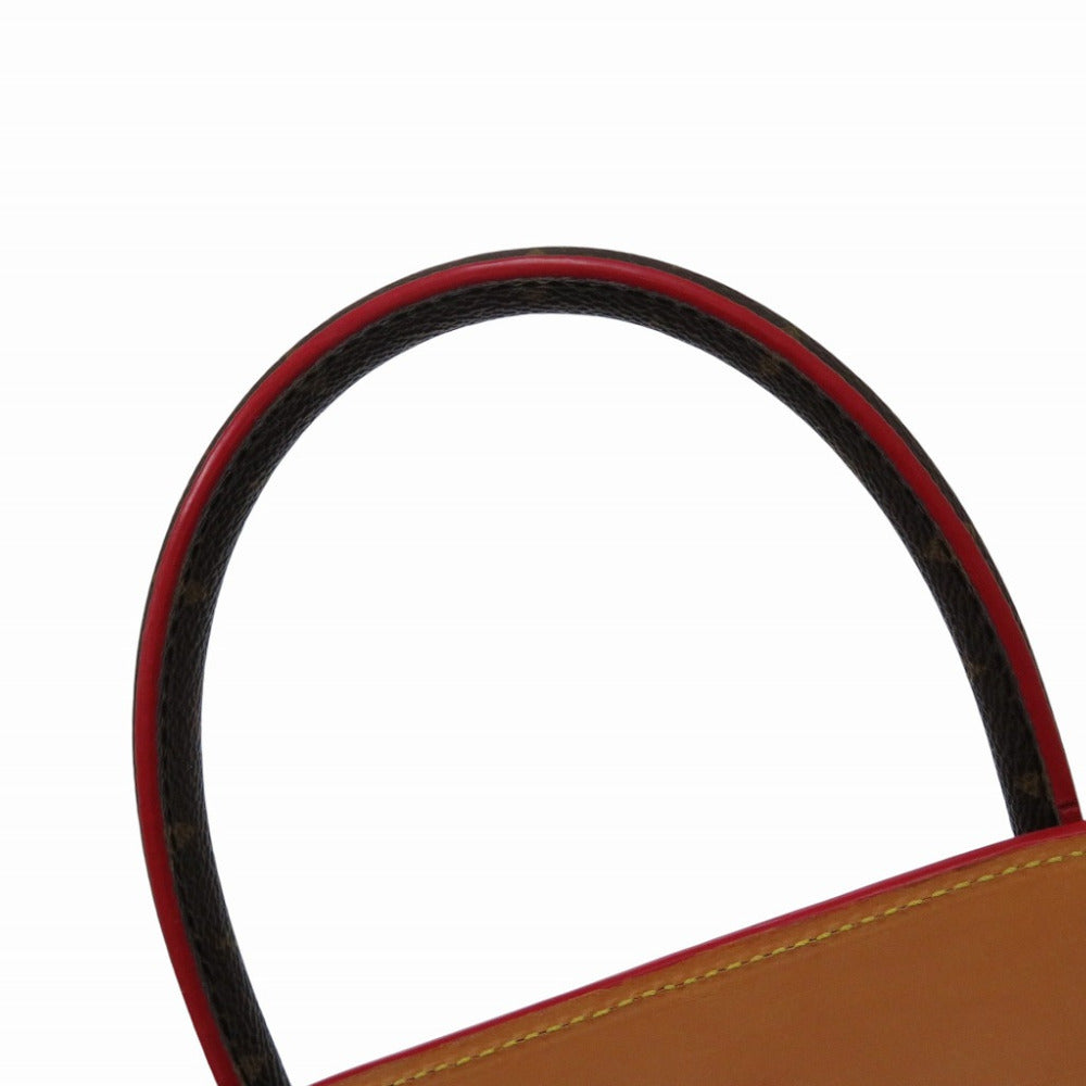 LOUIS VUITTON Handbag M41234 Monogram canvas, pony Brown x Christian Louboutin Monogram Iconocrust Women Used Authentic