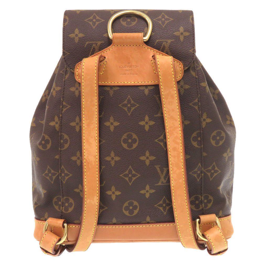 LOUIS VUITTON Backpack M51136 Monogram canvas Brown Monogram MontsourisMM Women Used Authentic