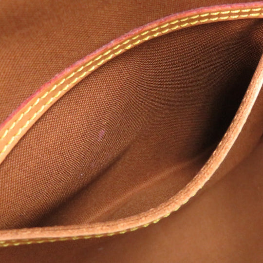 LOUIS VUITTON Backpack M51136 Monogram canvas Brown Monogram MontsourisMM Women Used Authentic