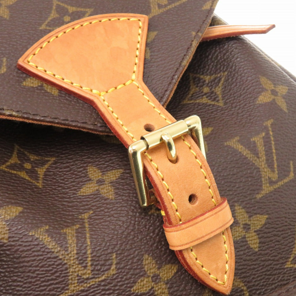 LOUIS VUITTON Backpack M51136 Monogram canvas Brown Monogram MontsourisMM Women Used Authentic