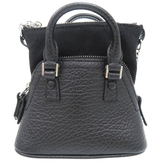 Maison Margiela Shoulder Bag SB3WG0025 P4455 T8013 leather black 5AC CLASSIQUE BABY Pouch Women Used Authentic