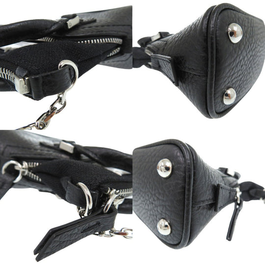 Maison Margiela Shoulder Bag SB3WG0025 P4455 T8013 leather black 5AC CLASSIQUE BABY Pouch Women Used Authentic