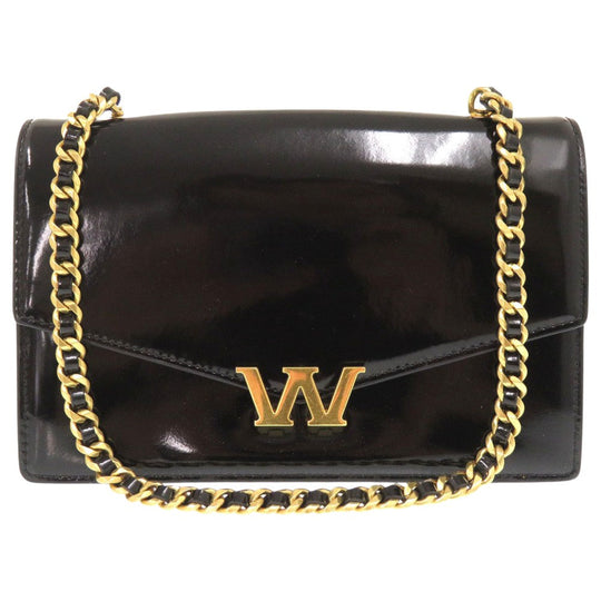Alexander Wang Handbag 20322R34L Patent leather black Alexander Wang Legacy Small Bag Women Used Authentic