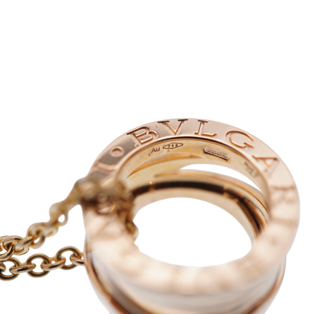 BVLGARI Necklace K18 Pink Gold Pink gold B-ZERO1 Design Legend Women(Unisex) Used Authentic