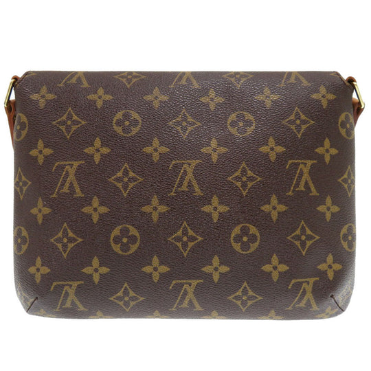 LOUIS VUITTON Shoulder Bag M51257 Monogram canvas Brown Monogram Musette Tango Short Strap Women Used Authentic