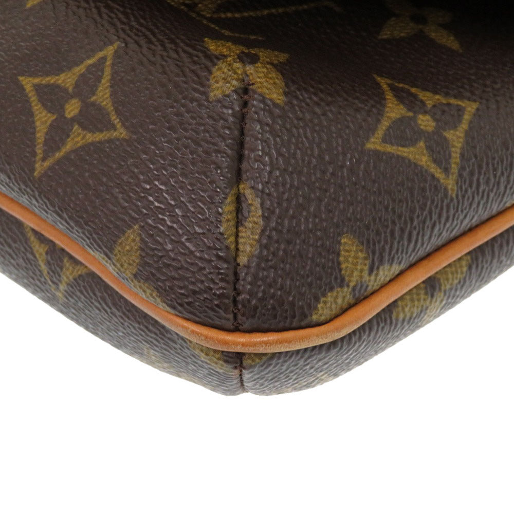 LOUIS VUITTON Shoulder Bag M51257 Monogram canvas Brown Monogram Musette Tango Short Strap Women Used Authentic