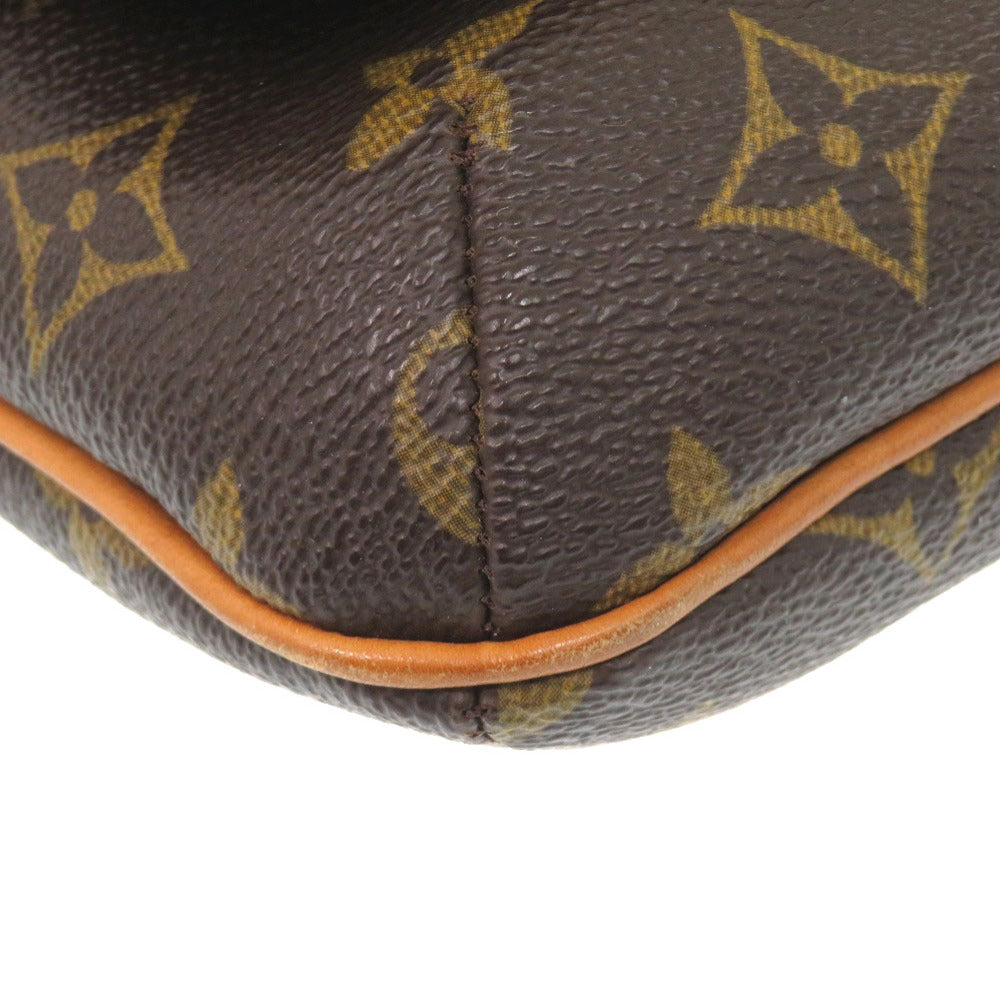 LOUIS VUITTON Shoulder Bag M51257 Monogram canvas Brown Monogram Musette Tango Short Strap Women Used Authentic
