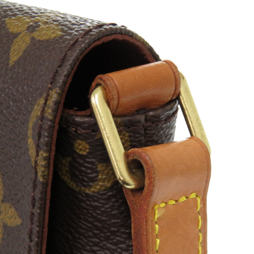 LOUIS VUITTON Shoulder Bag M51257 Monogram canvas Brown Monogram Musette Tango Short Strap Women Used Authentic