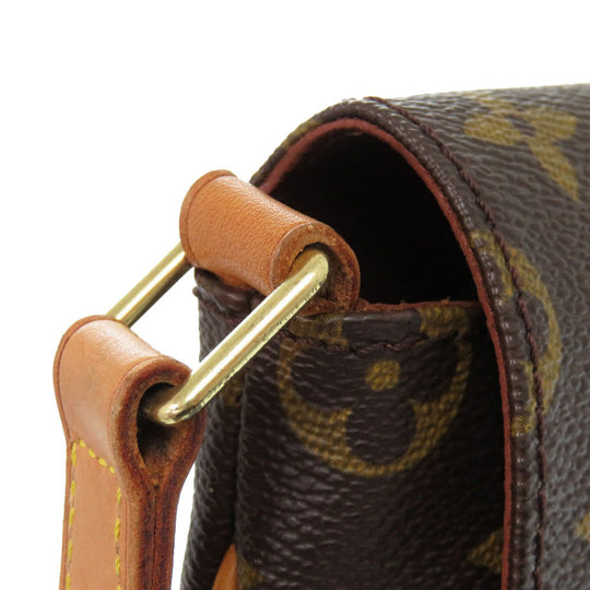LOUIS VUITTON Shoulder Bag M51257 Monogram canvas Brown Monogram Musette Tango Short Strap Women Used Authentic