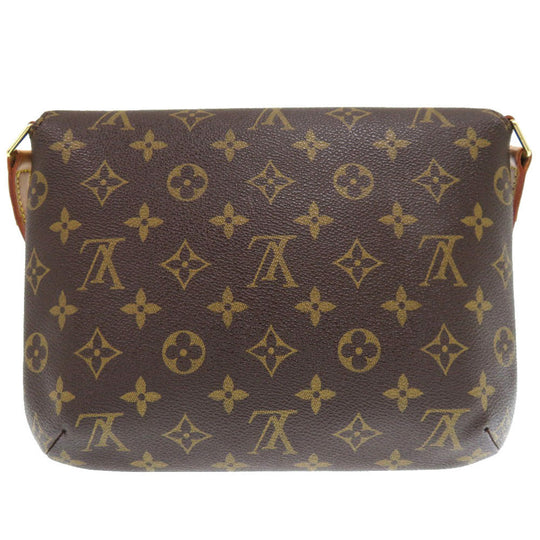 LOUIS VUITTON Shoulder Bag M51257 Monogram canvas Brown Monogram Musette Tango Short Strap Women Used Authentic