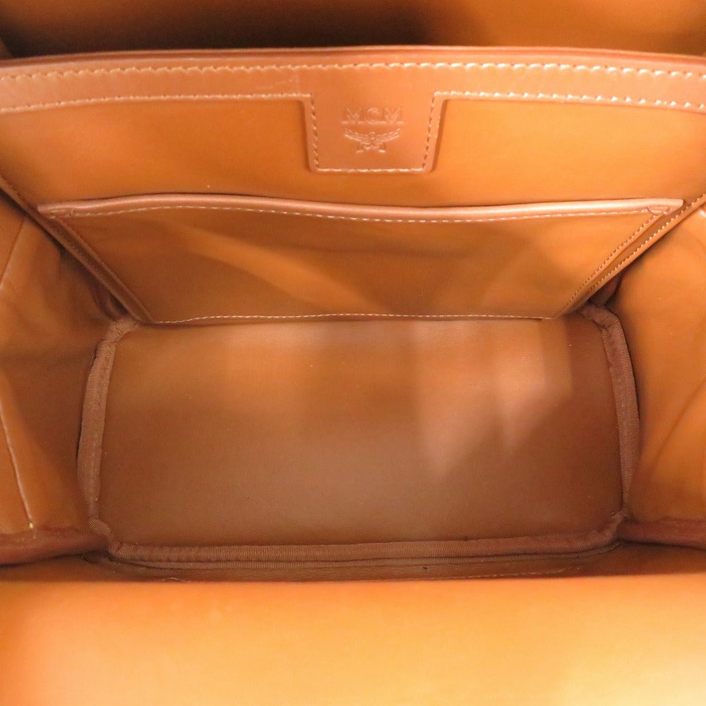 MCM Backpack MMK6SVE37BK001 leather black Studs Vicetos Women Used Authentic