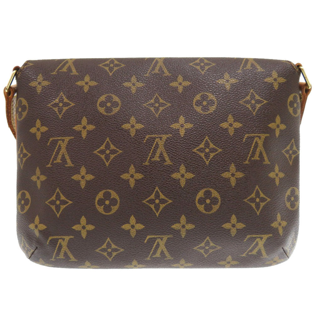 LOUIS VUITTON Shoulder Bag M51257 Monogram canvas Brown Monogram Musette Tango Short Strap Women Used Authentic