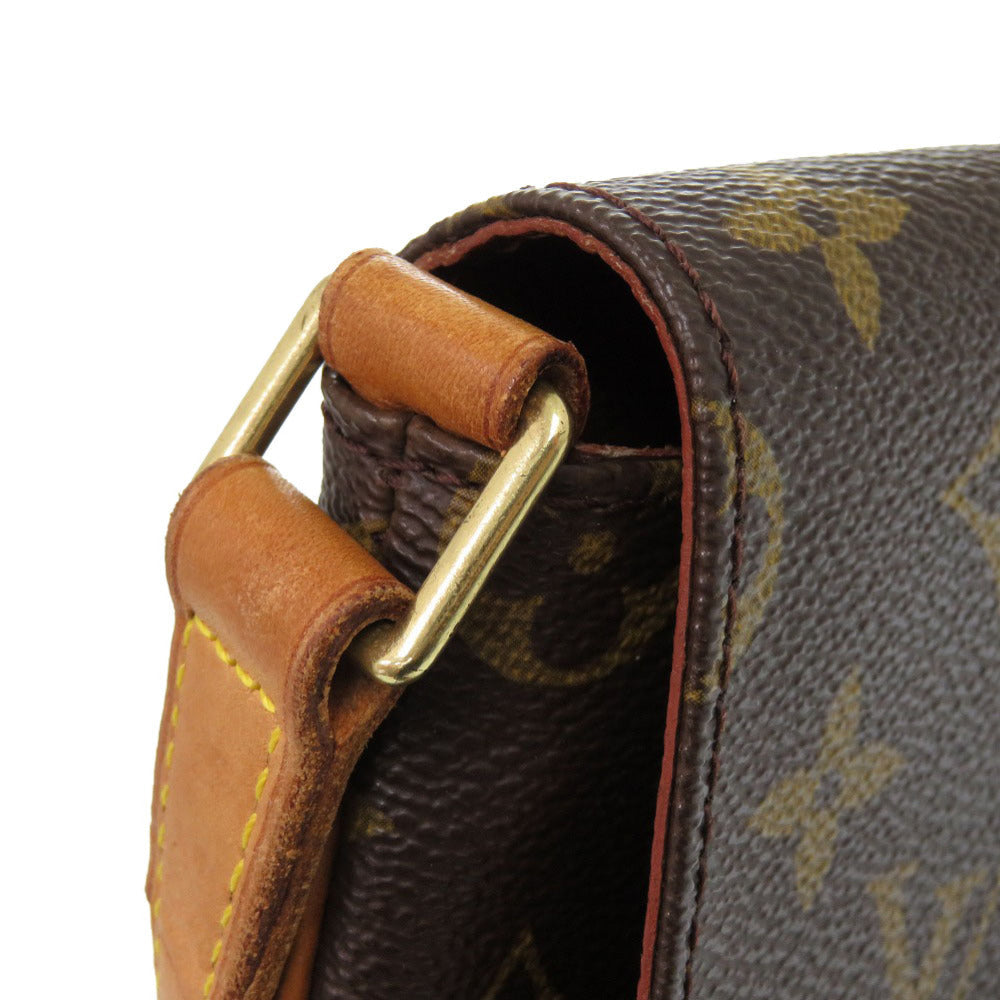 LOUIS VUITTON Shoulder Bag M51257 Monogram canvas Brown Monogram Musette Tango Short Strap Women Used Authentic