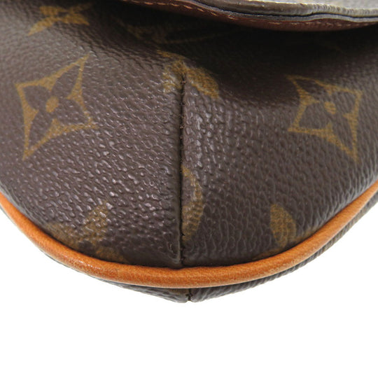 LOUIS VUITTON Shoulder Bag M51257 Monogram canvas Brown Monogram Musette Tango Short Strap Women Used Authentic