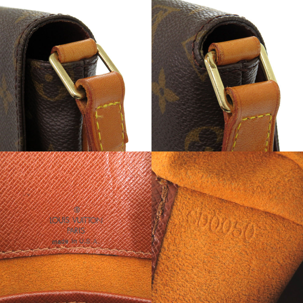 LOUIS VUITTON Shoulder Bag M51257 Monogram canvas Brown Monogram Musette Tango Short Strap Women Used Authentic