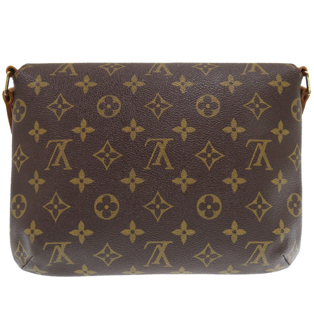LOUIS VUITTON Shoulder Bag M51257 Monogram canvas Brown Monogram Musette Tango Short Strap Women Used Authentic