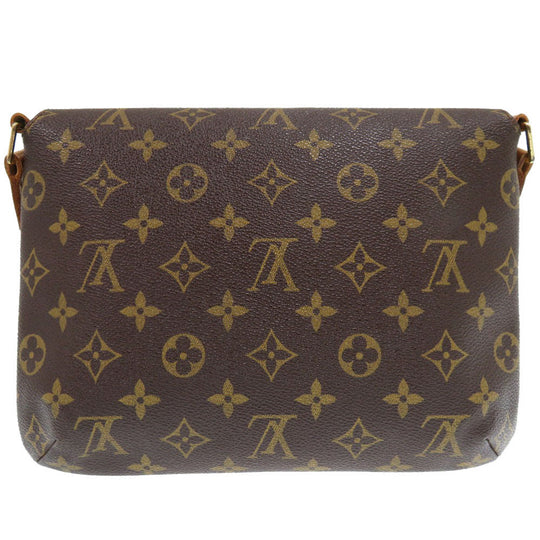 LOUIS VUITTON Shoulder Bag M51257 Monogram canvas Brown Monogram Musette Tango Short Strap Women Used Authentic