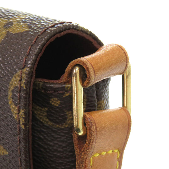 LOUIS VUITTON Shoulder Bag M51257 Monogram canvas Brown Monogram Musette Tango Short Strap Women Used Authentic