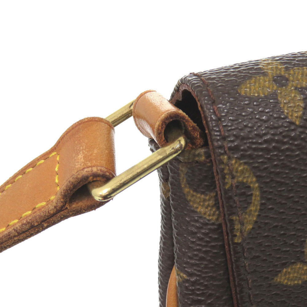 LOUIS VUITTON Shoulder Bag M51257 Monogram canvas Brown Monogram Musette Tango Short Strap Women Used Authentic