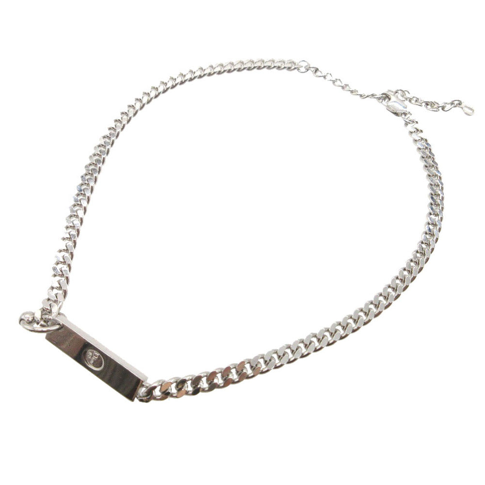 Christian Dior bracelet metal Silver With logo Women Used Authentic