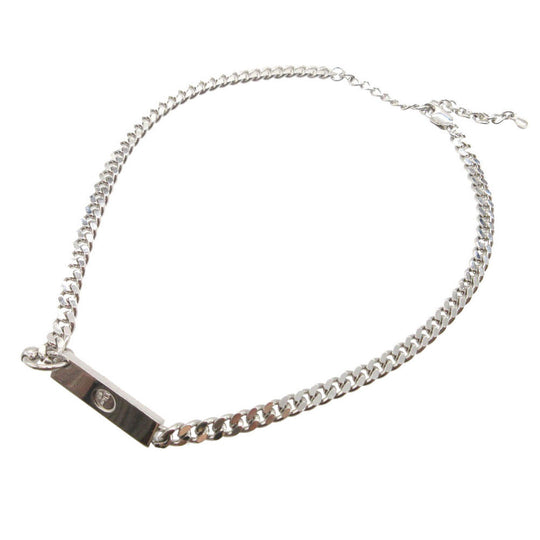 Christian Dior bracelet metal Silver With logo Women Used Authentic