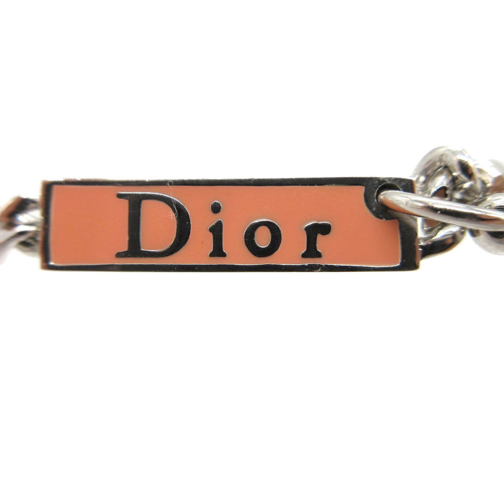 Christian Dior bracelet metal Silver With logo Women Used Authentic