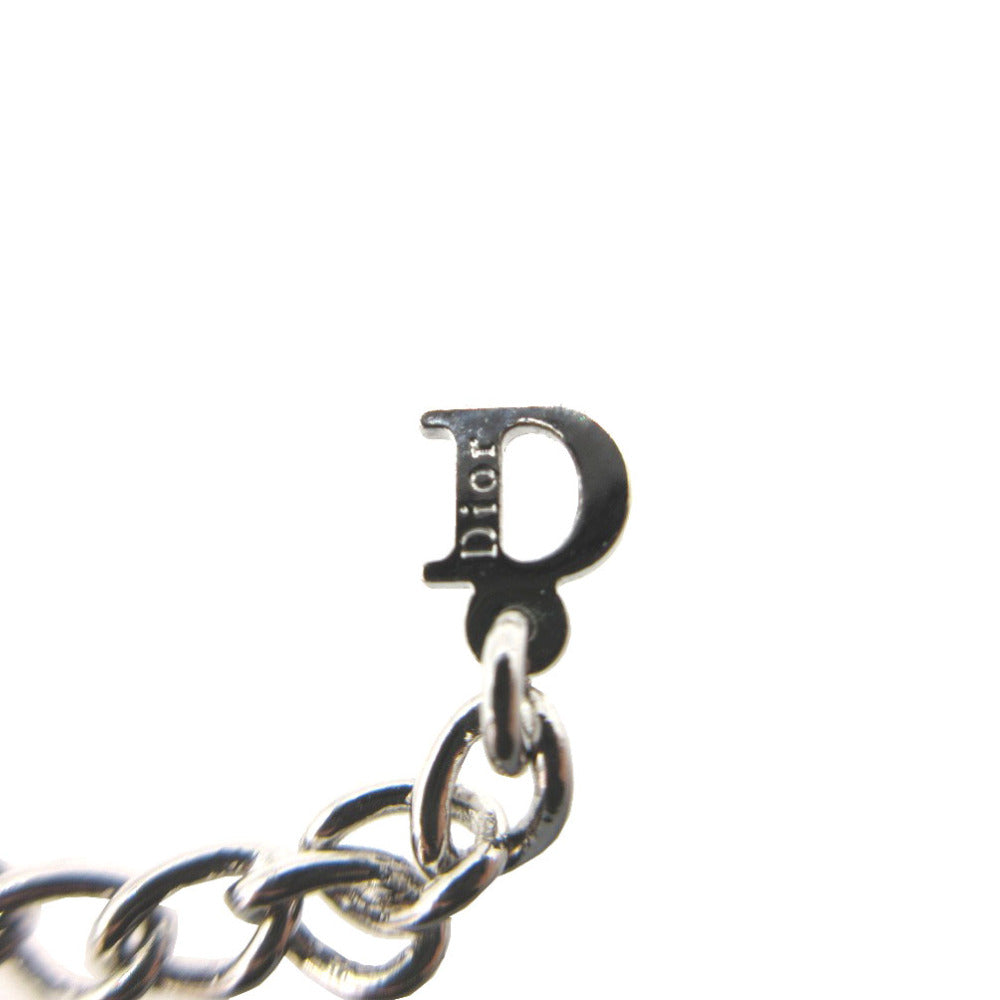 Christian Dior bracelet metal Silver With logo Women Used Authentic