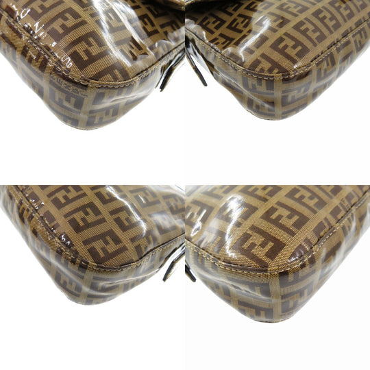 FENDI Handbag 2408264 Coated canvas Brown Zucchino Mamma Bucket Women Used Authentic