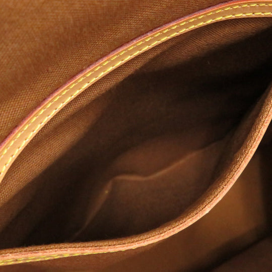 LOUIS VUITTON Backpack M51135 Monogram canvas Brown Monogram MontsourisGM Women Used Authentic