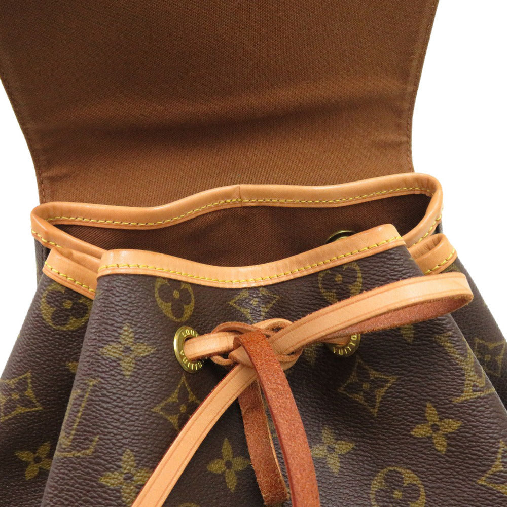 LOUIS VUITTON Backpack M51135 Monogram canvas Brown Monogram MontsourisGM Women Used Authentic