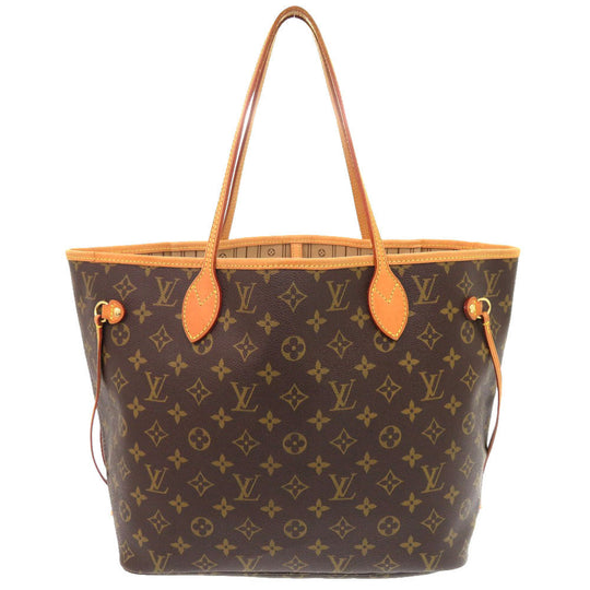 LOUIS VUITTON Tote Bag M40156 Monogram canvas Brown Monogram Neverfull MM Women Used Authentic