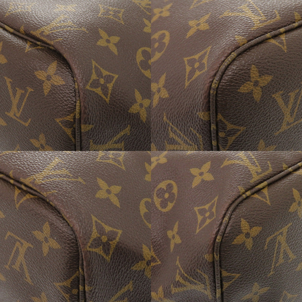 LOUIS VUITTON Tote Bag M40156 Monogram canvas Brown Monogram Neverfull MM Women Used Authentic