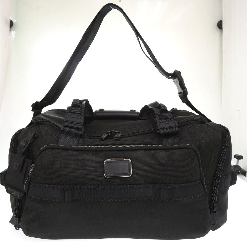 TUMI Boston Duffel bag 142486 1041 Nylon black ALPHA BRAVO Mason Duffel Bag mens Used Authentic