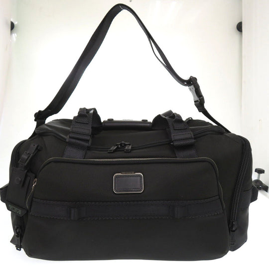 TUMI Boston Duffel bag 142486 1041 Nylon black ALPHA BRAVO Mason Duffel Bag mens Used Authentic