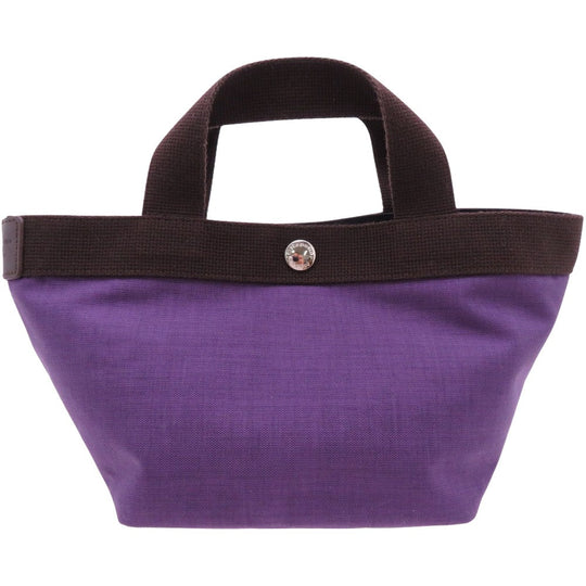 Herve Chapelier Tote Bag 701C Nylon purple Cordura Nylon Boat Shape Tote Bag Size S Women Used Authentic