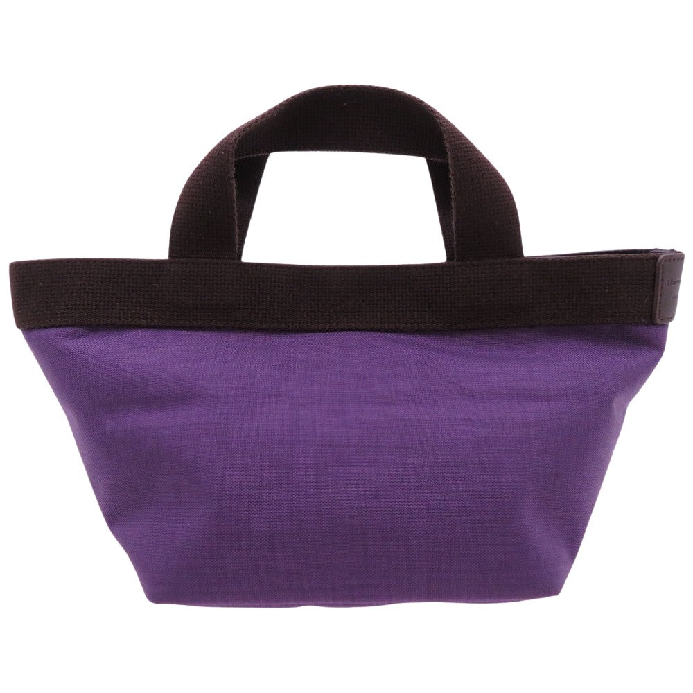 Herve Chapelier Tote Bag 701C Nylon purple Cordura Nylon Boat Shape Tote Bag Size S Women Used Authentic