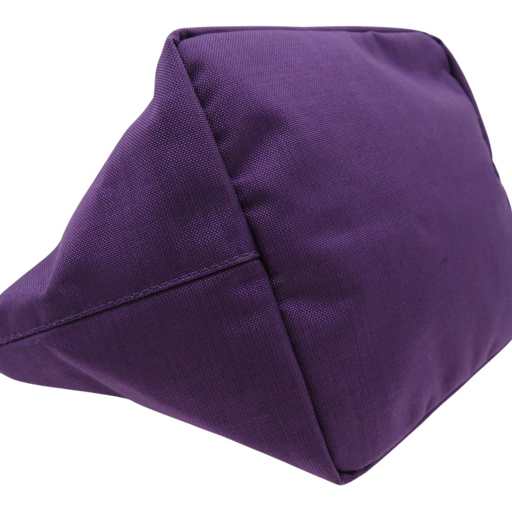 Herve Chapelier Tote Bag 701C Nylon purple Cordura Nylon Boat Shape Tote Bag Size S Women Used Authentic