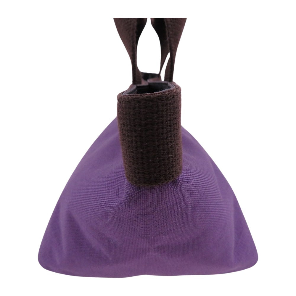Herve Chapelier Tote Bag 701C Nylon purple Cordura Nylon Boat Shape Tote Bag Size S Women Used Authentic