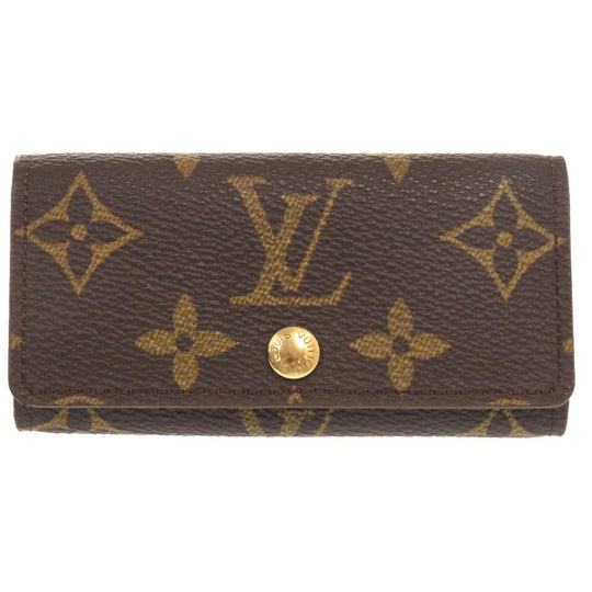 LOUIS VUITTON Key case Key holder  M69517 Monogram canvas Brown Monogram Multicles4 Women Used Authentic