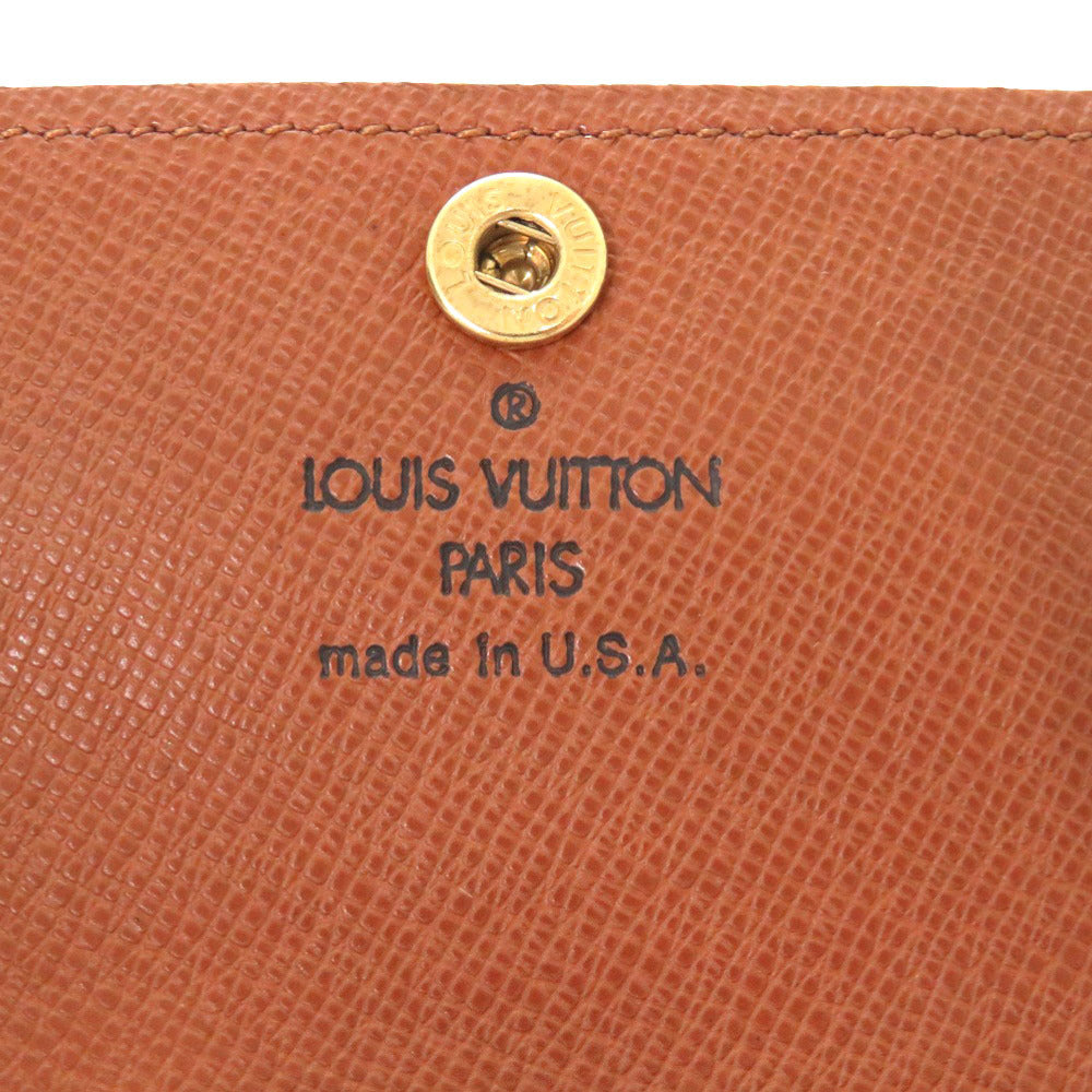 LOUIS VUITTON Key case Key holder  M69517 Monogram canvas Brown Monogram Multicles4 Women Used Authentic