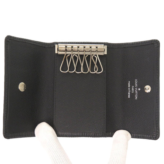 LOUIS VUITTON Key case Key holder  M63812 Epi Leather black Epi Multicles6 mens Used Authentic