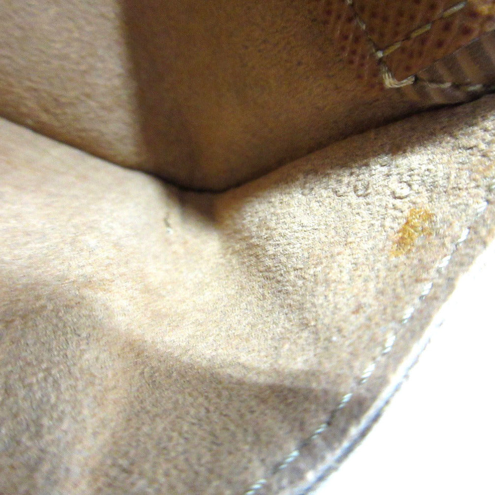 LOUIS VUITTON Coin case M60051 Epi Leather Camel Epi portomone shilling mens Used Authentic