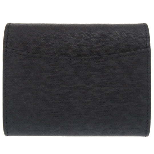Dunhill Coin case leather black mens Used Authentic