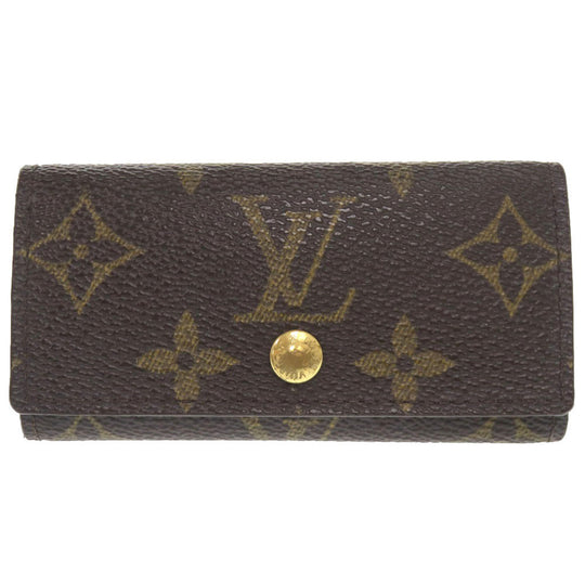 LOUIS VUITTON Key case Key holder  M69517 Monogram canvas Brown Monogram Multicles4 Women Used Authentic